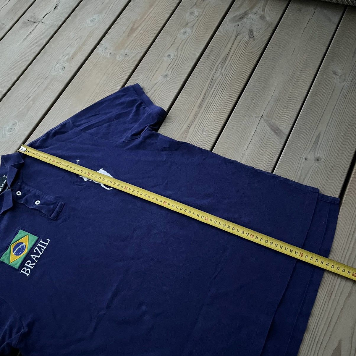 Polo Ralph Lauren Polo Ralph Lauren VTG 00s Big Pony Chief Keef Brazil Polo Size US L / EU 52-54 / 3 - 10 Thumbnail
