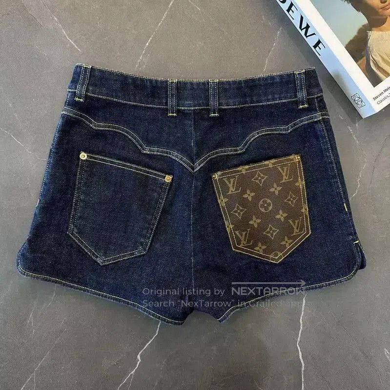Louis Vuitton Louis Vuitton Summer Blue Cotton Shorts . Size 23" - 2 Thumbnail