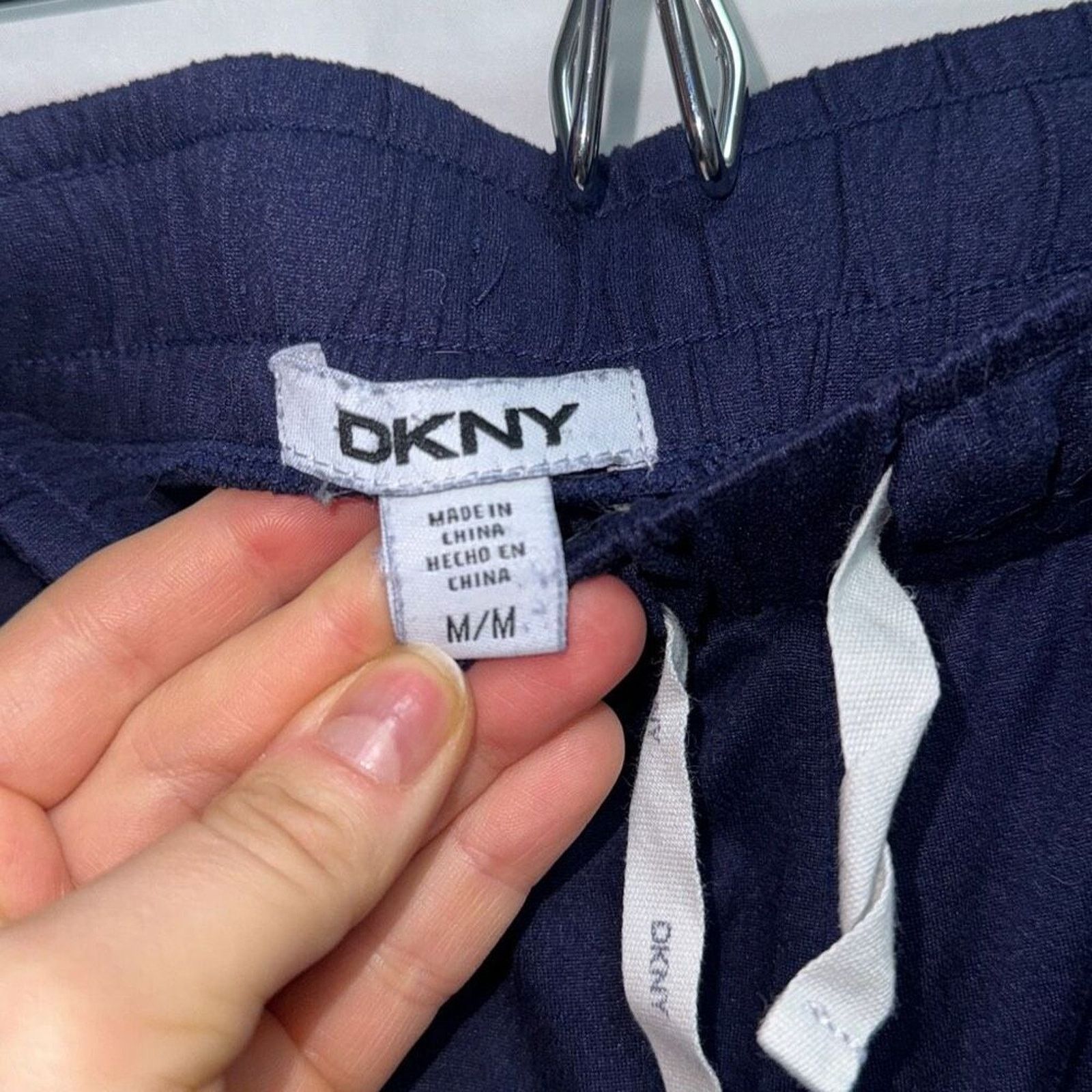 DKNY DKNY Navy Blue Lounge Pajama Pants | Sz M Size ONE SIZE - 4 Thumbnail