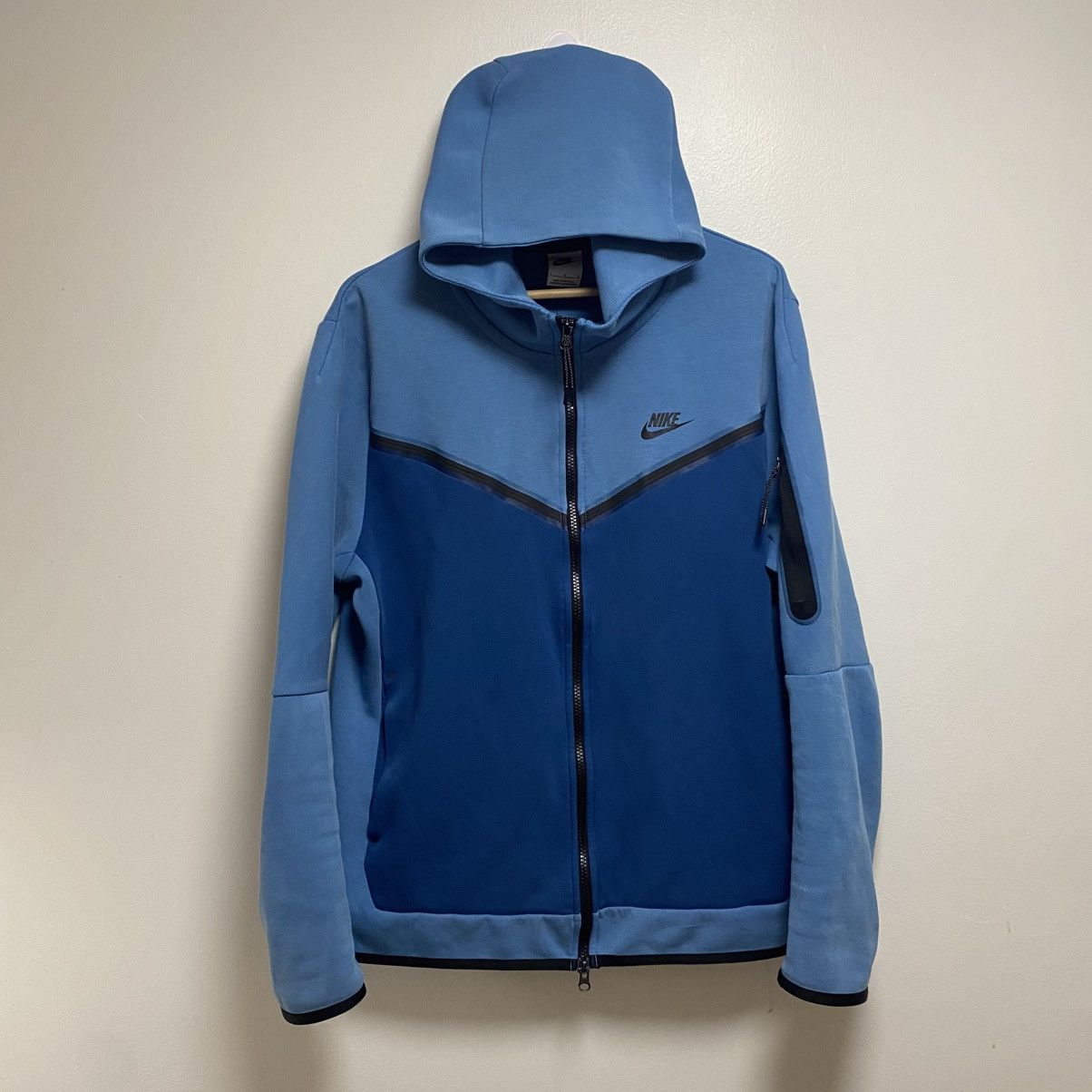 Nike Nike Tech Fleece Hoodie Two Tone Blue Large Size US L / EU 52-54 / 3 - 1 Thumbnail