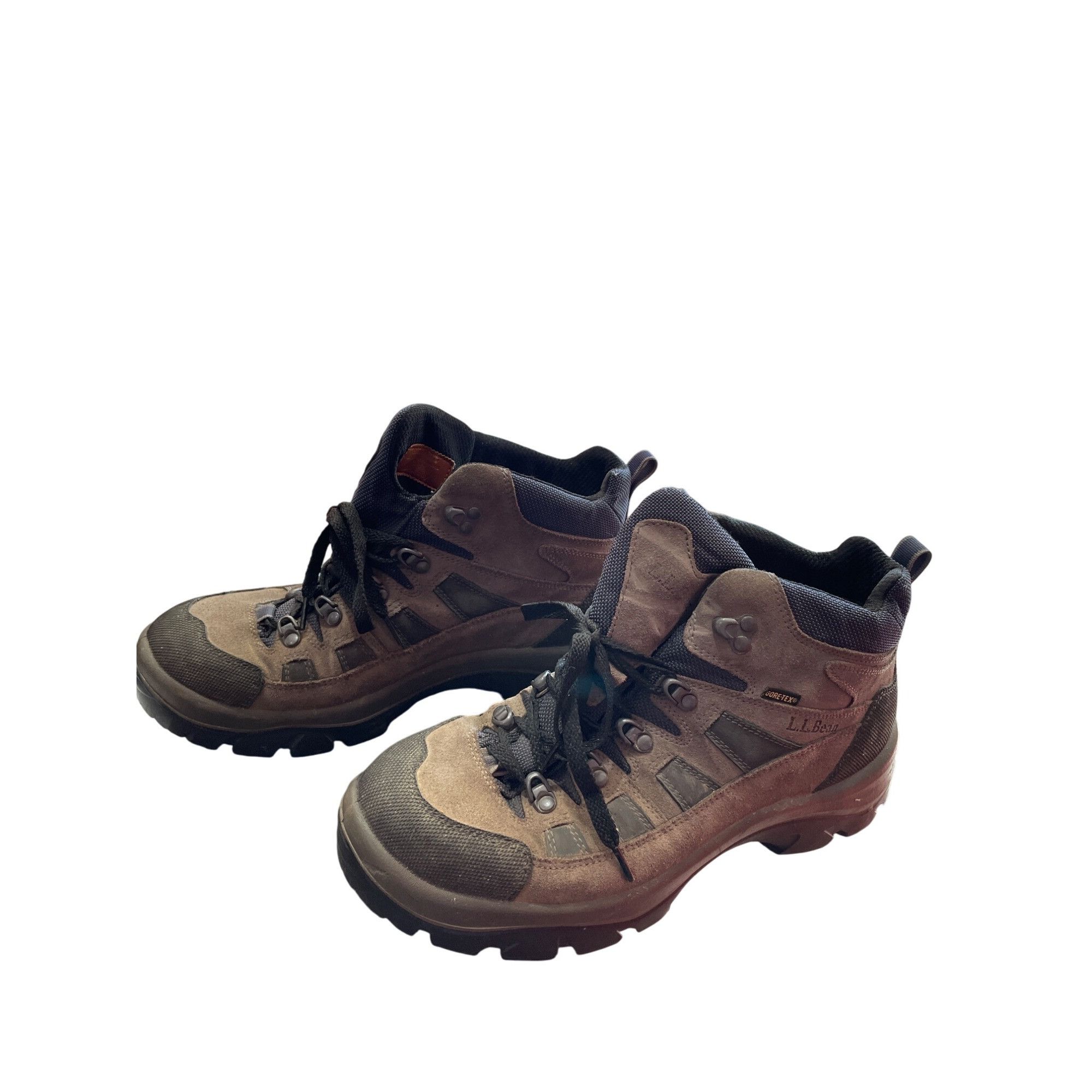 L.L. Bean L.L. Bean Gortex Mens gray leather ankle hike boots size 10M Size US 10 / EU 43 - 3 Thumbnail