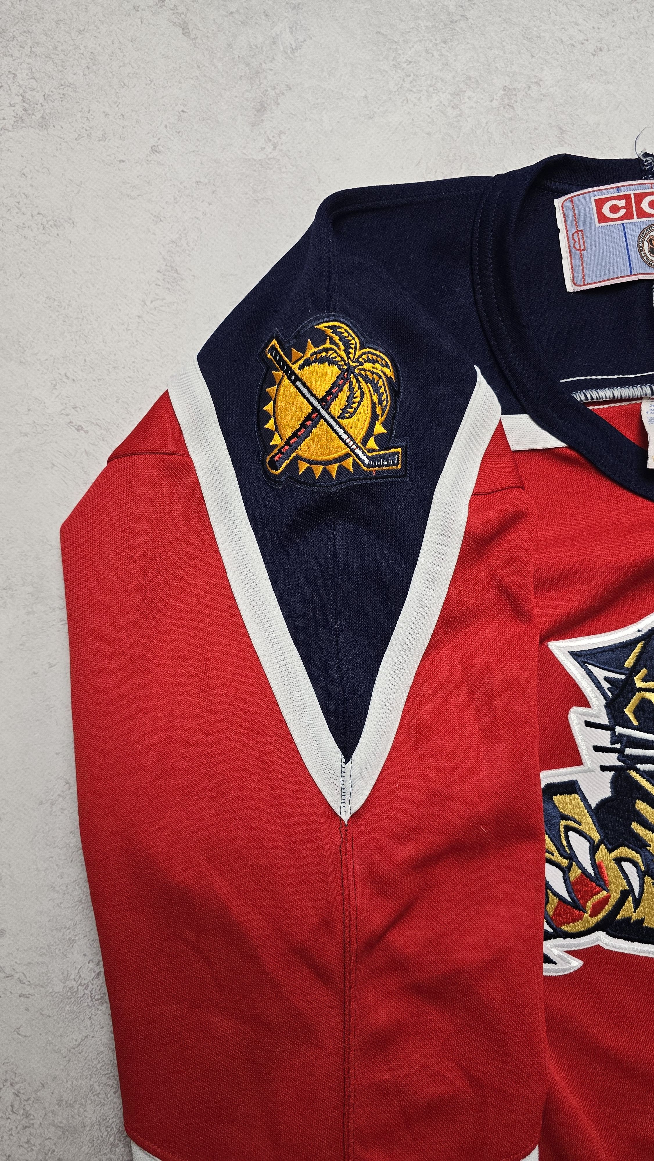 Ccm Vintage 90s CCM Florida Panthers NHL Hockey Jersey Size US XL / EU 56 / 4 - 6 Thumbnail