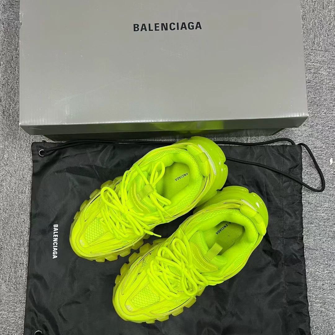 Balenciaga balenciaga yellow track low-top sneakers Size US 7.5 / EU 40-41 - 1 Thumbnail