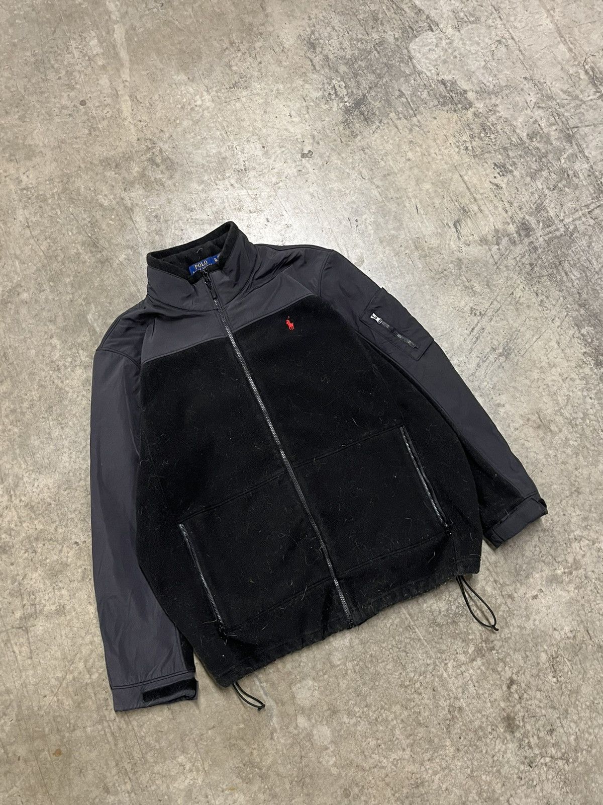 Polo Ralph Lauren × Vintage Polo Ralph Lauren vintage fleece jacket Denali style tech Size US XL / EU 56 / 4 - 1 Thumbnail