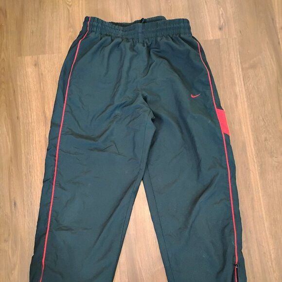 Nike Vintage Y2K Nike Striped Mesh Lined Wind Pants Joggers Size US 32 / EU 48 - 2 Thumbnail
