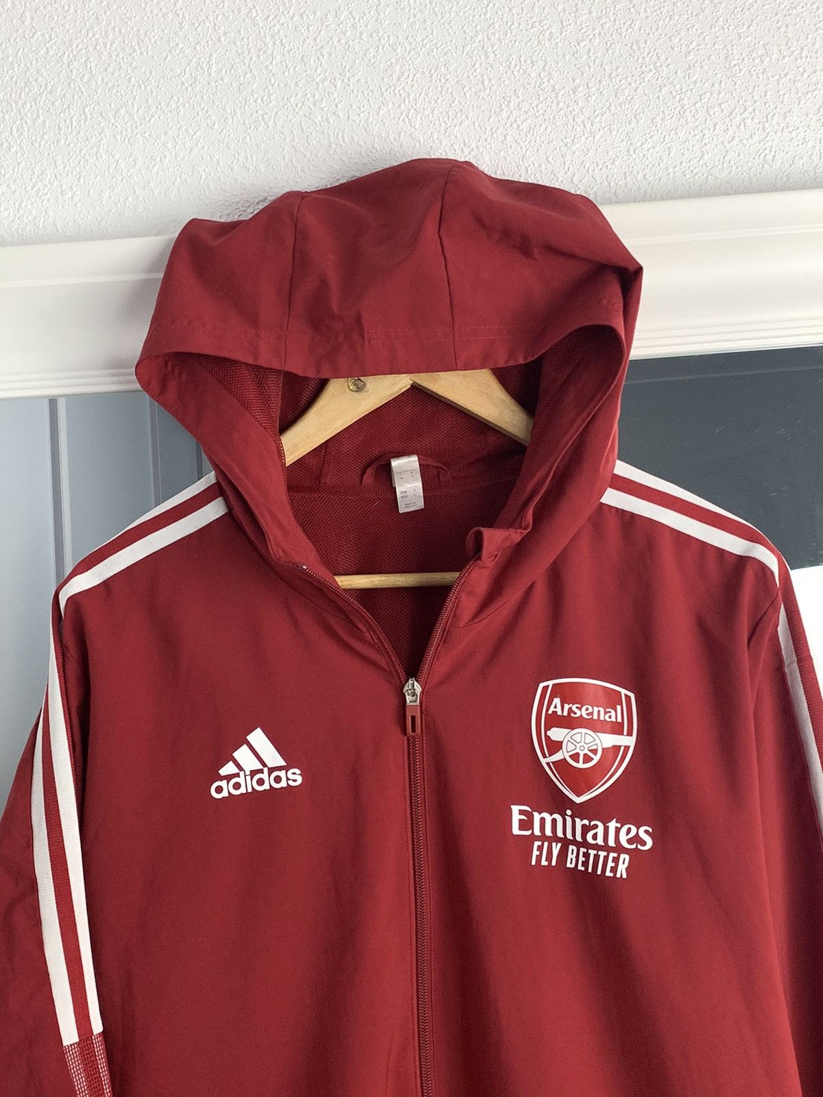 Adidas Arsenal Adidas Jacket Light Red Jacket Arsenal Size:M Size US M / EU 48-50 / 2 - 3 Thumbnail