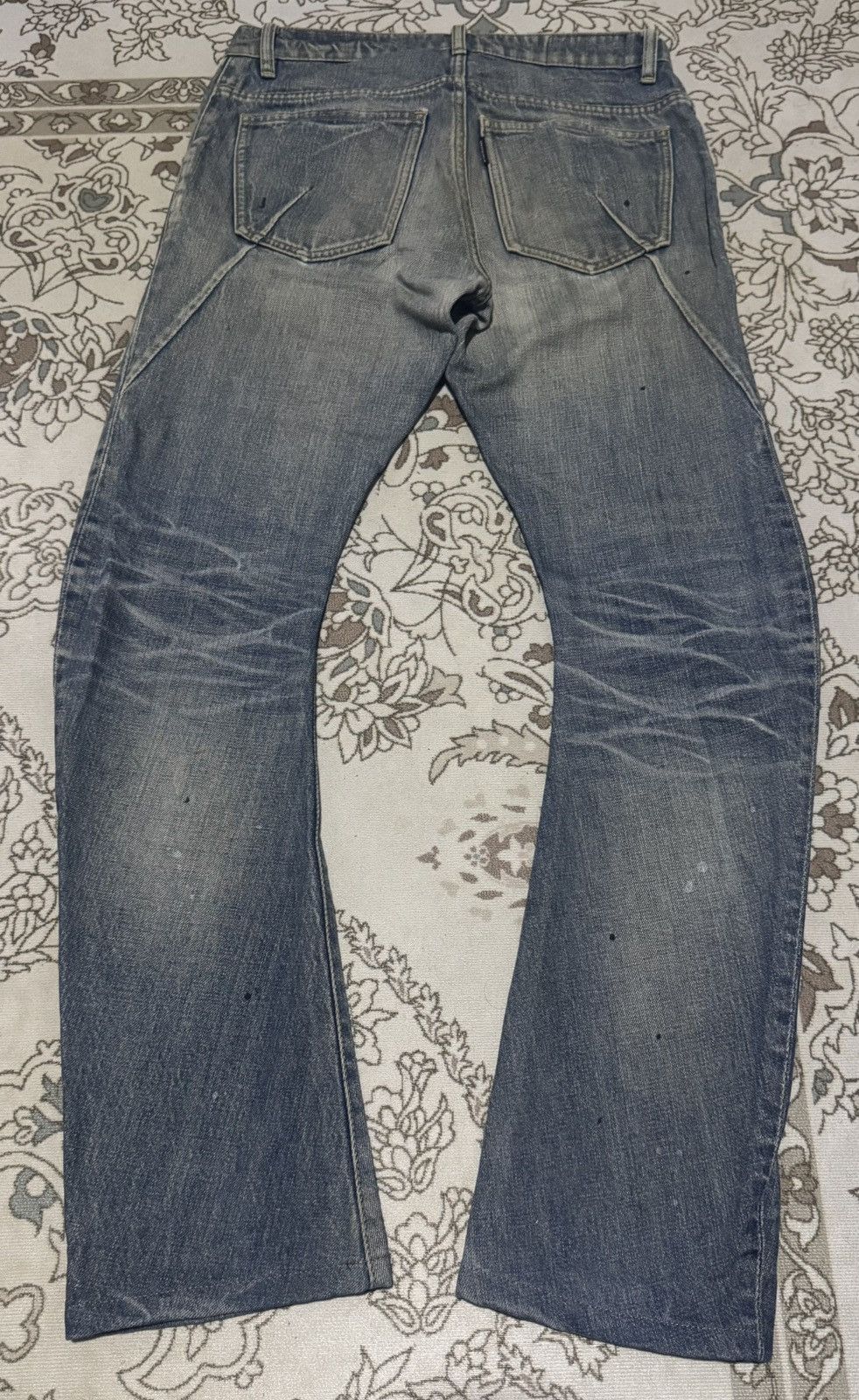 Attachment 🇯🇵 Attachment J Curve Anatomical Leg Honeycomb Denim Jeans Size US 31 - 1 Thumbnail