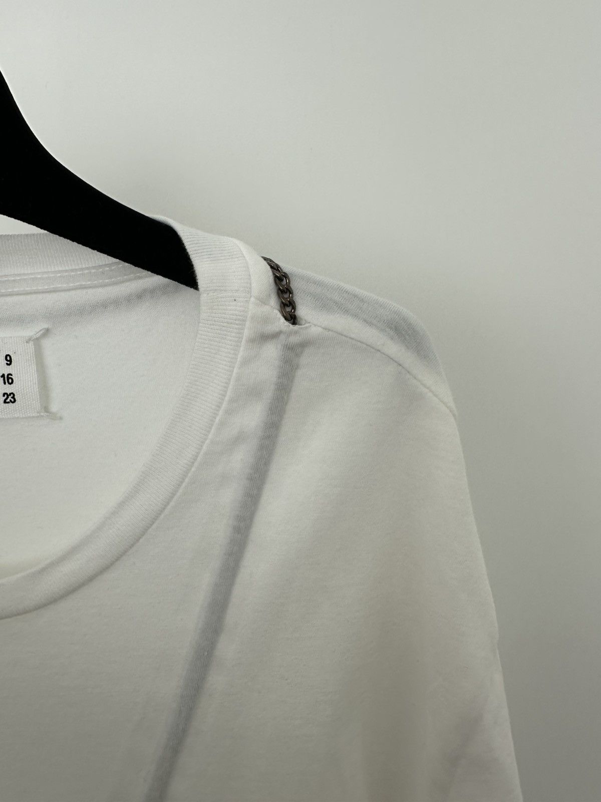 Margiela Short t-shirt with chain details