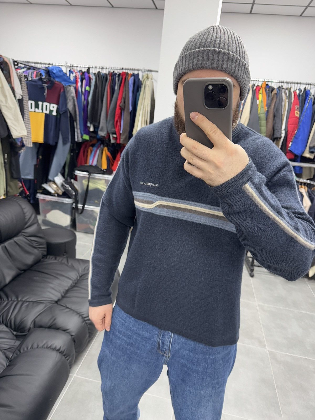 Quiksilver × Vintage Vintage Quiksilver Wool Sweater Size L Size US L / EU 52-54 / 3 - 3 Thumbnail