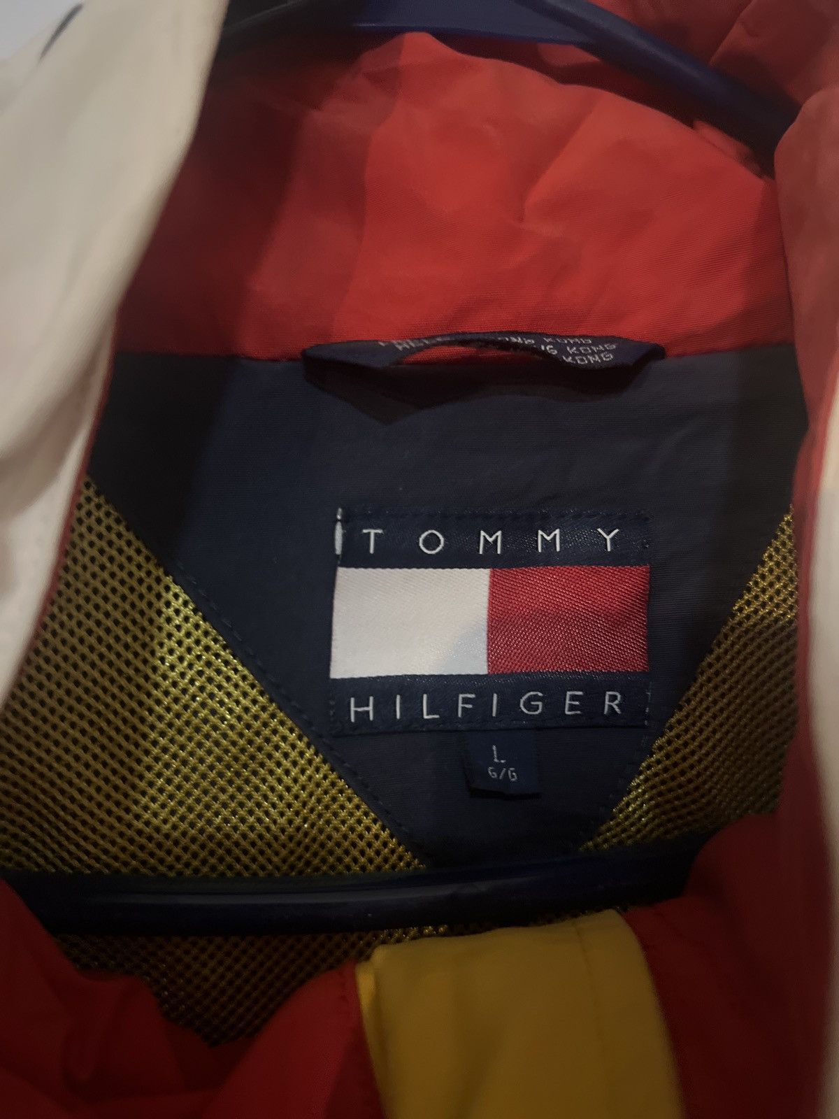 Tommy Hilfiger Vintage Tommy Hilfiger Rain Jacket Size US L / EU 52-54 / 3 - 3 Thumbnail