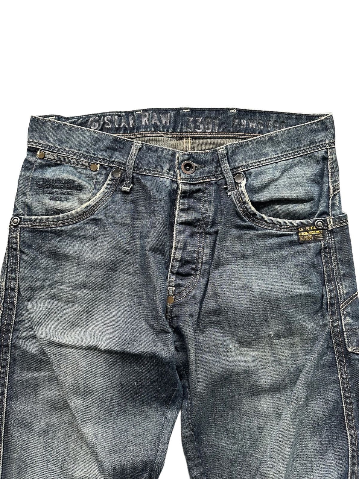 G-Star G Star Raw Grey Denim Jeans Size US 33 - 2 Thumbnail