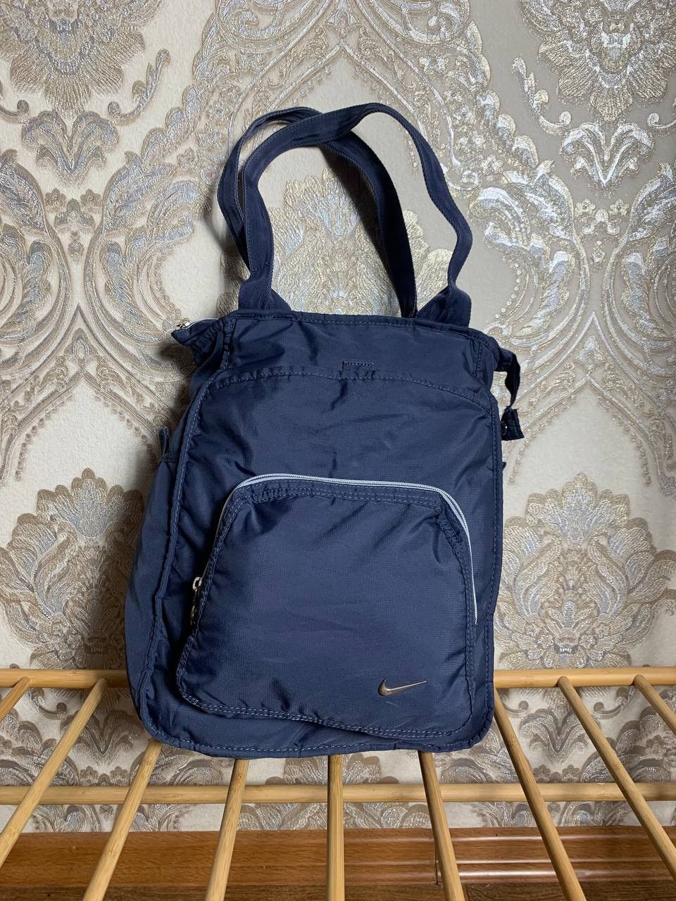 Nike × Vintage VERY RARE NIKE BAG GORPCORE JAPAN STYLE Y2K DRILL 90s SWOOSH Size ONE SIZE - 1 Thumbnail