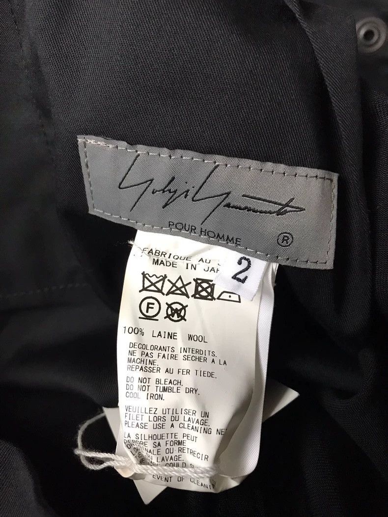 Yohji Yamamoto Yohji Yamamoto Black Wool Casual Pants-2506 Size US 26 / EU 42 - 5 Thumbnail