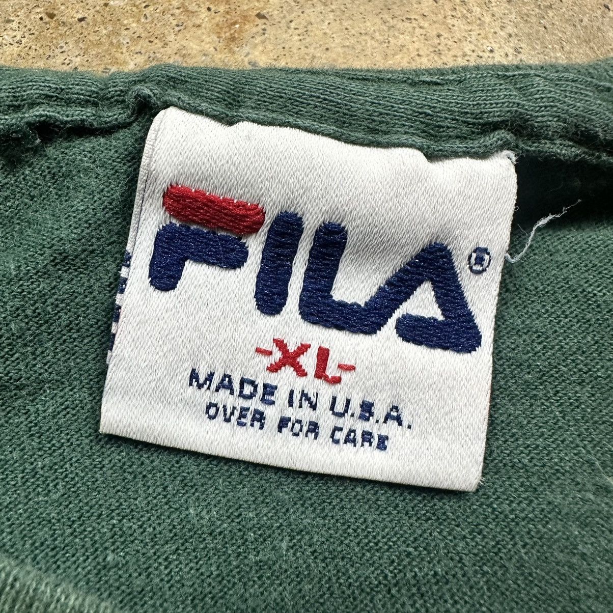 Fila Vintage 90s Green Fila Soccer Football Shirt Size XL Size US XL / EU 56 / 4 - 3 Thumbnail