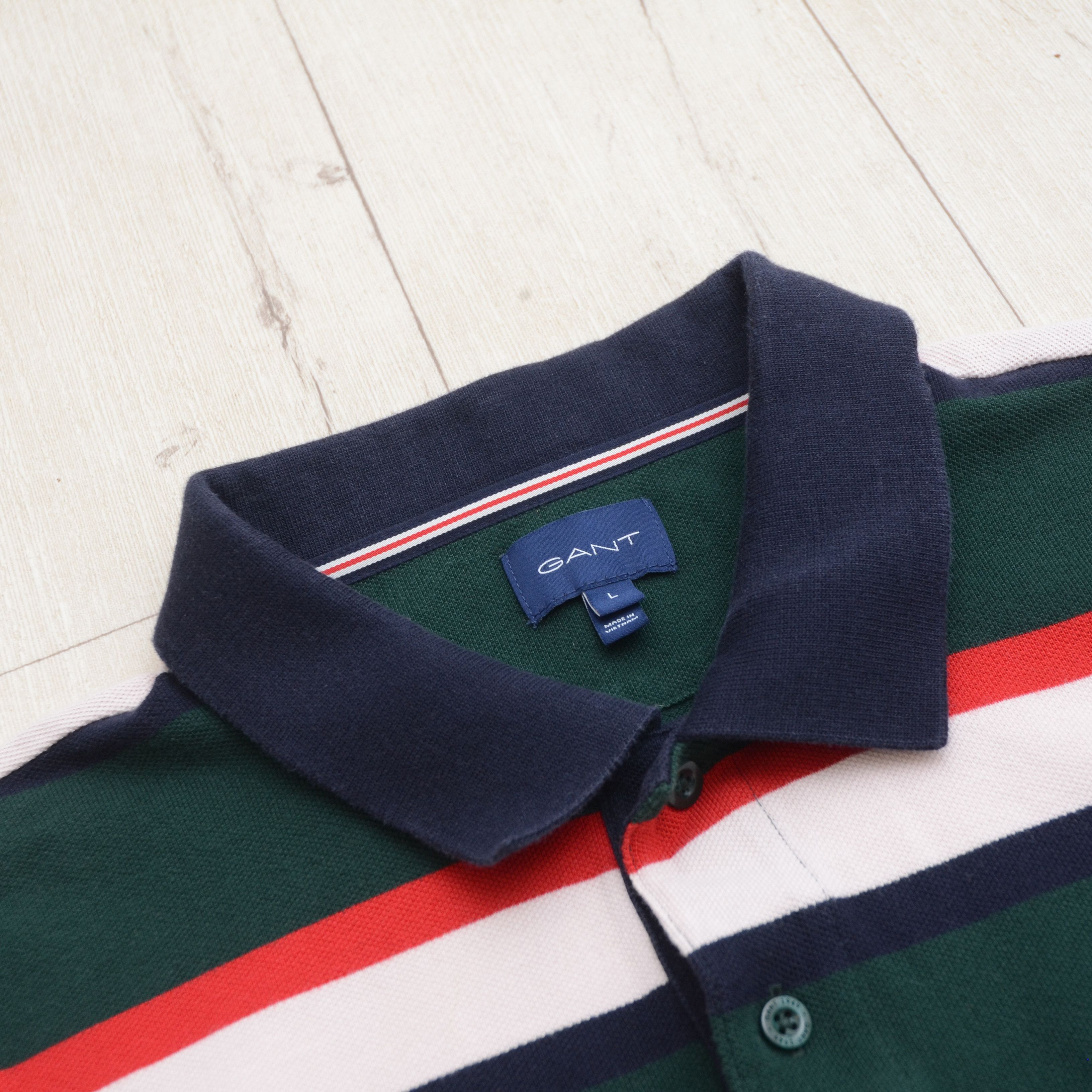 Gant Gant Polo Shirt Men’s Size M-L Stripe Casual Designer Size US M / EU 48-50 / 2 - 5 Thumbnail