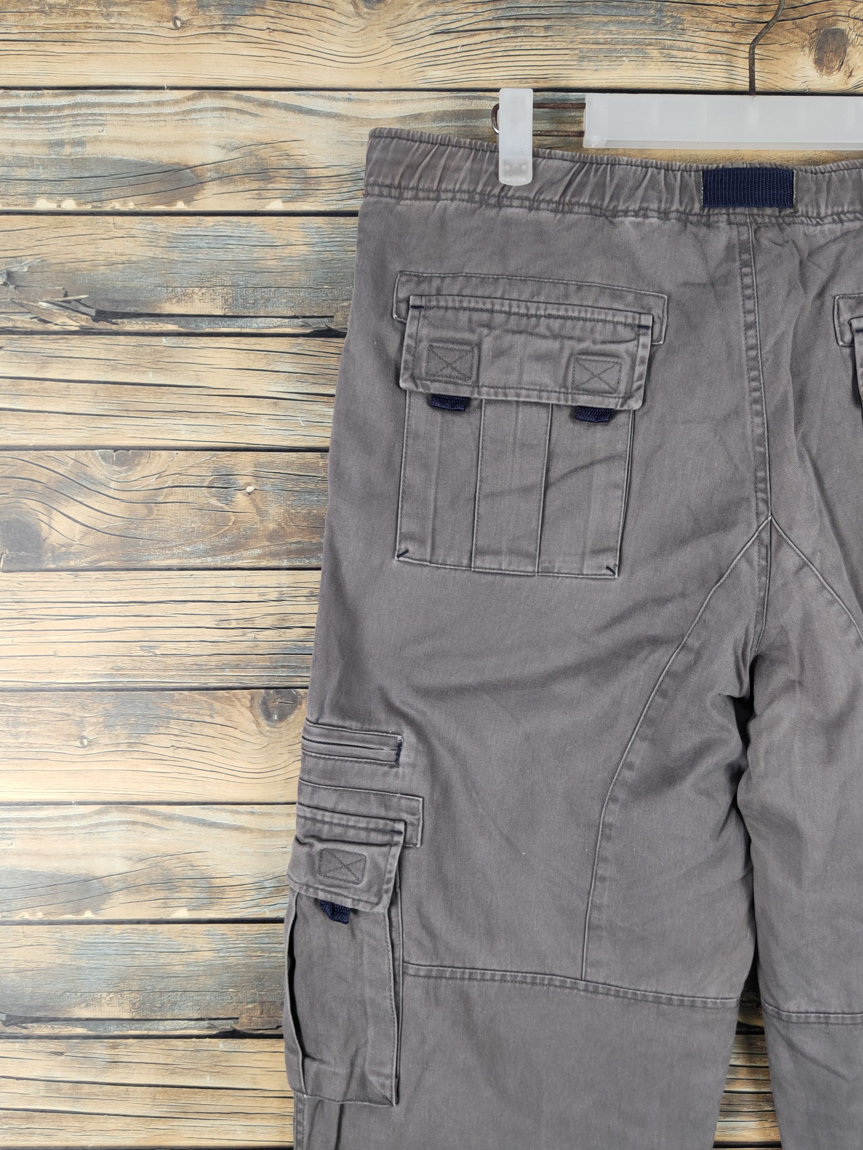 Japanese Brand B.C Factory Gray Multipocket Tactical Cargo Pants#W1426 Size US 35 - 10 Thumbnail