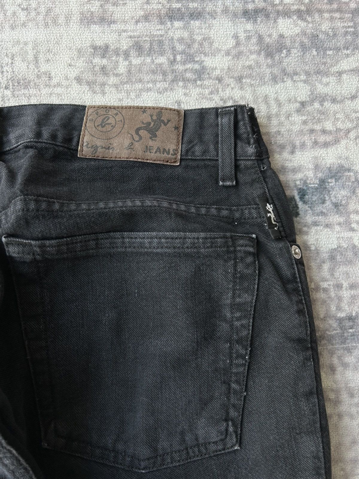 agnes b. Agnes.b Black Plain Jeans Size US 29 - 12 Thumbnail