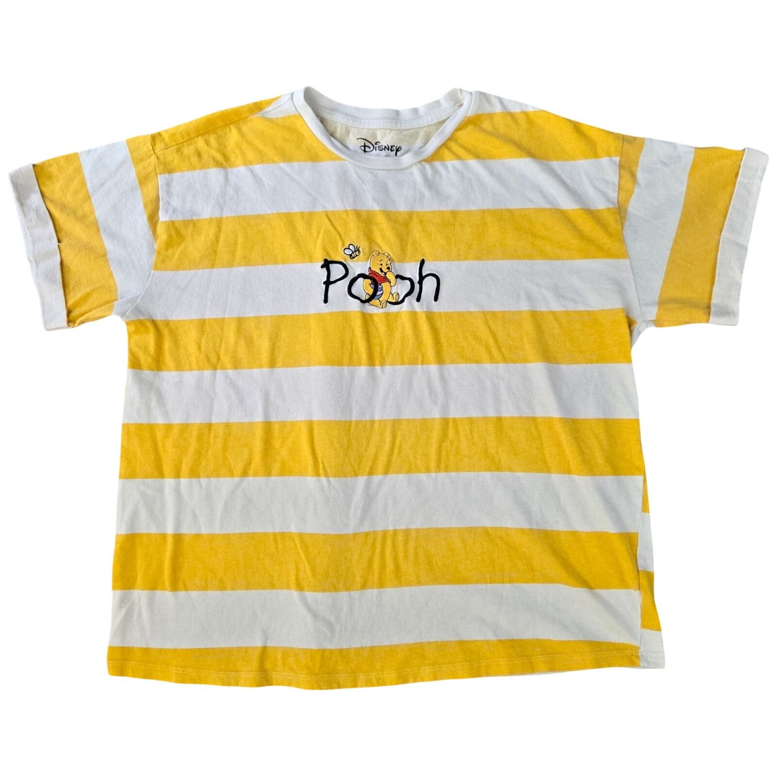 Disney Disney Winnie the Pooh Striped Shirt Size Medium Size M / US 6-8 / IT 42-44 - 2 Thumbnail