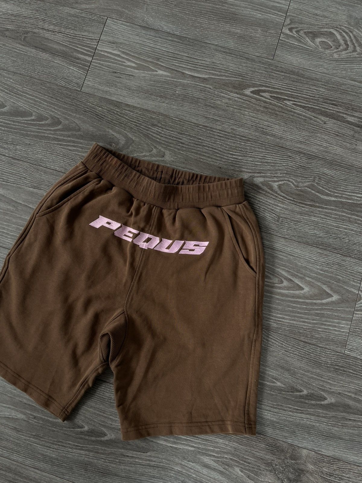 Designer ‼️Rare Designer Peques Big Knit Logo Pink Flex Shorts‼️ Size US 32 / EU 48 - 3 Thumbnail