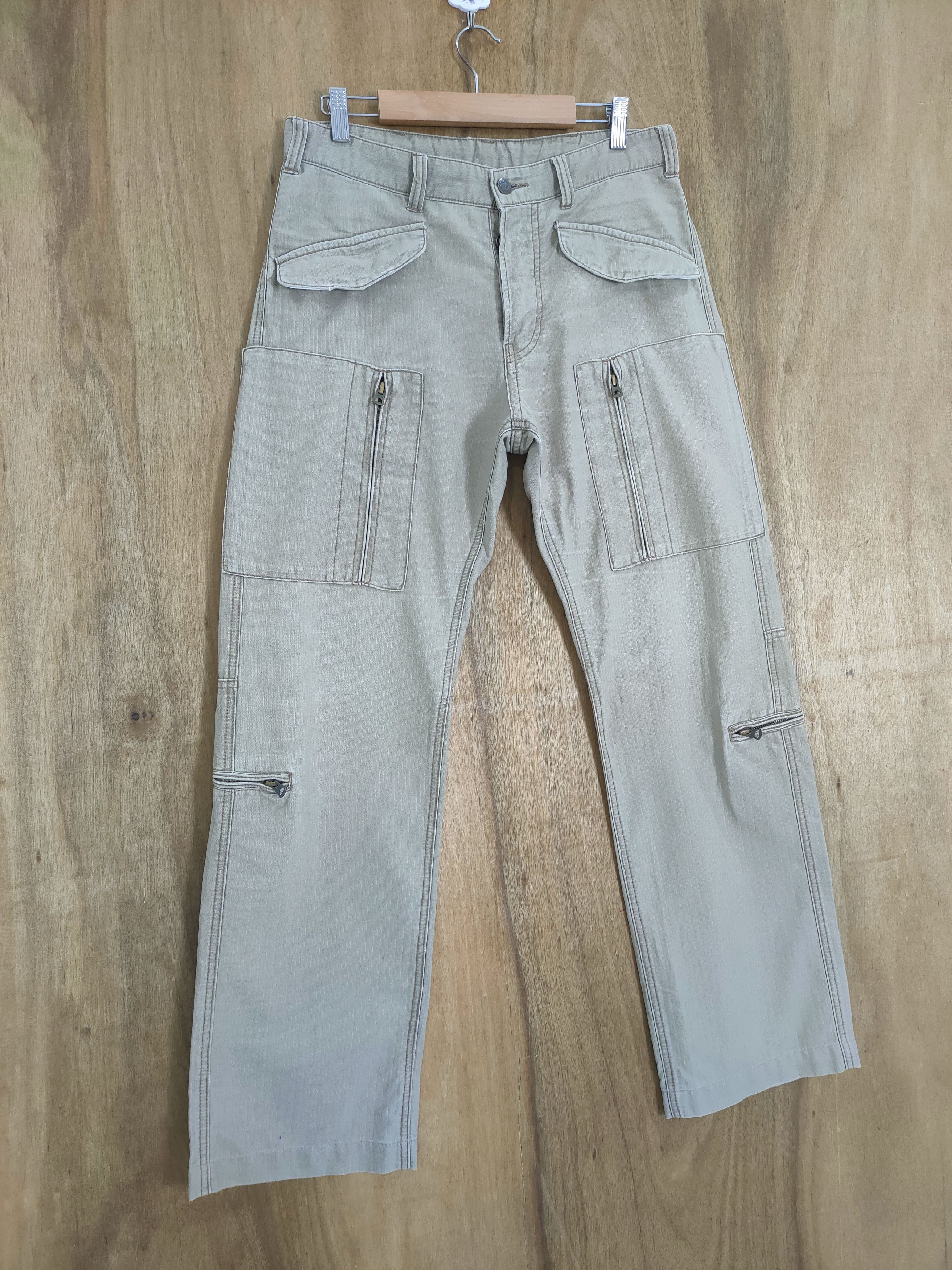 image of Multipocket Vintage Takeo Kikuchi Cargo Pants in Brown, Men's (Size 32)