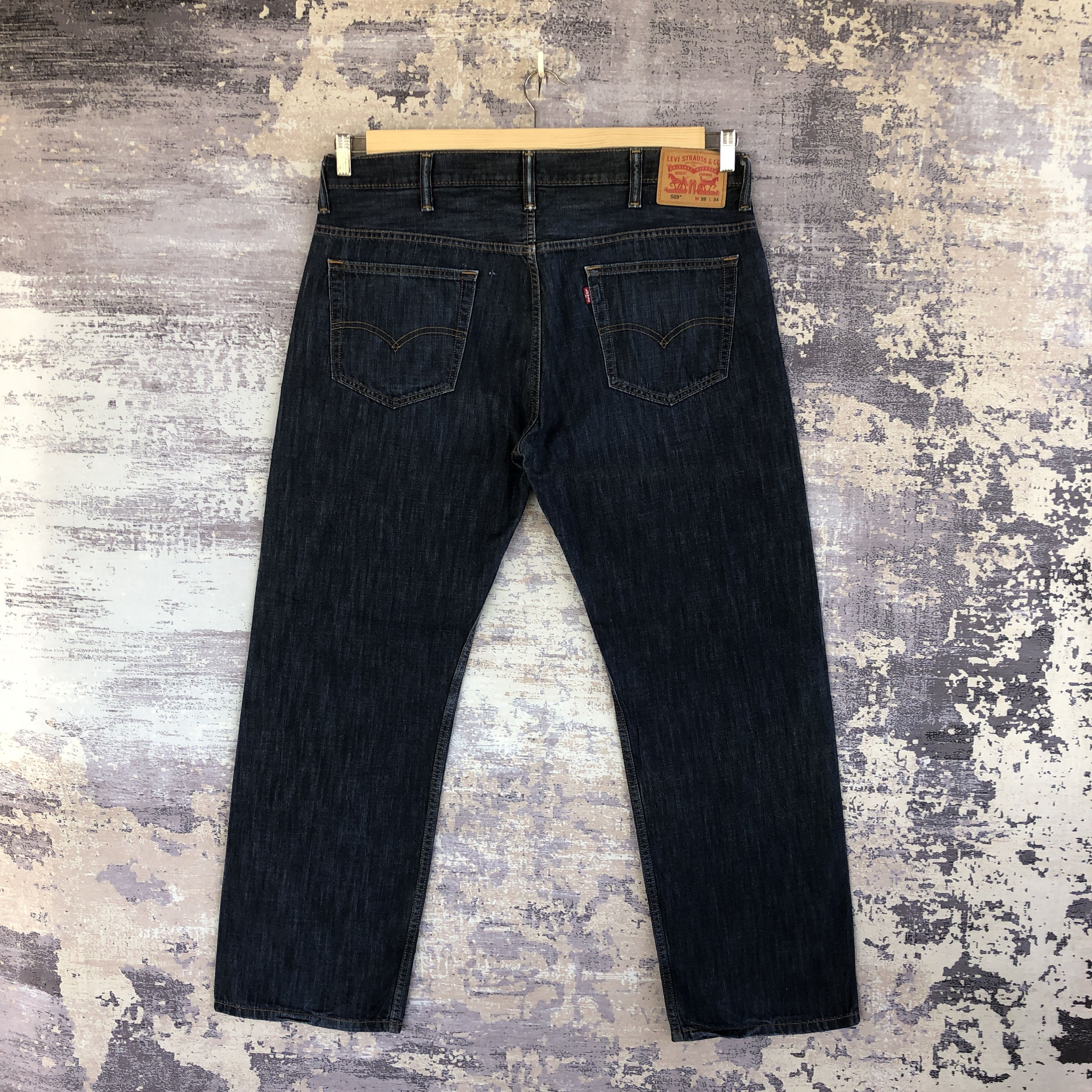 Levi's Vintage Levis Baggy Jeans Indigo Levi's 569 Faded Denim Size US 38 / EU 54 - 2 Thumbnail