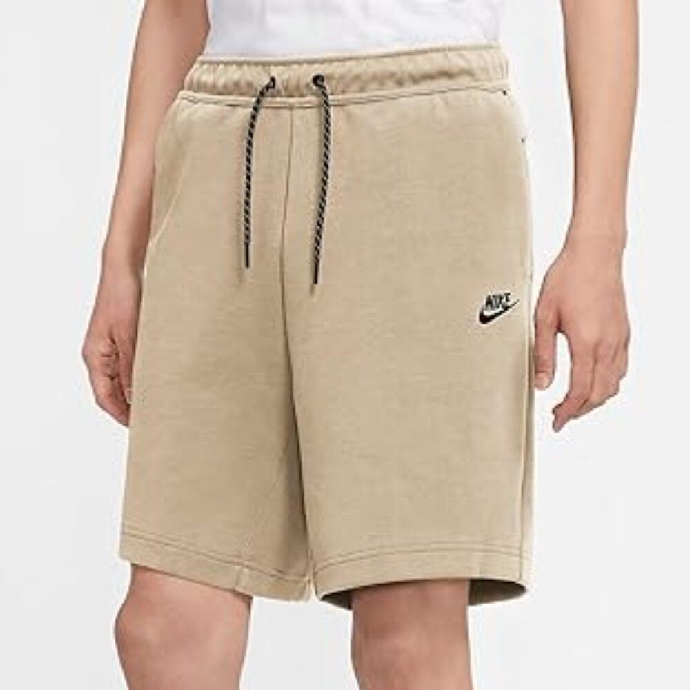 Nike Nike Tech Fleece Sportswear Shorts Medium Tan Brown Size US 32 / EU 48 - 1 Thumbnail