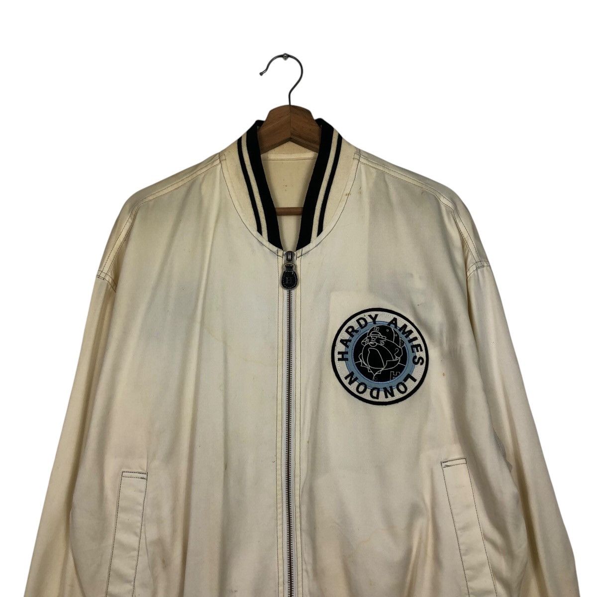 📌Vintage Bomber Jacket Hardy Amies Sport Big Logo