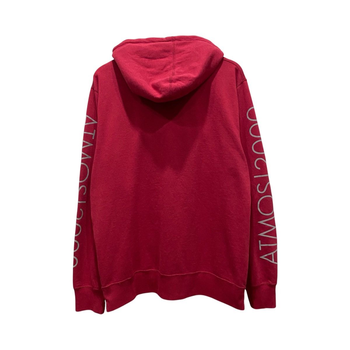 atmos Archive Atmos 2000 Tokyo Sleeve Print Hoodie Red Streetwear Size US L / EU 52-54 / 3 - 2 Thumbnail
