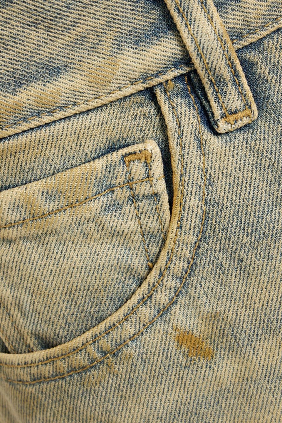 Maison Margiela o1y0625 Denim Short in Light Blue Size 31" - 2 Thumbnail