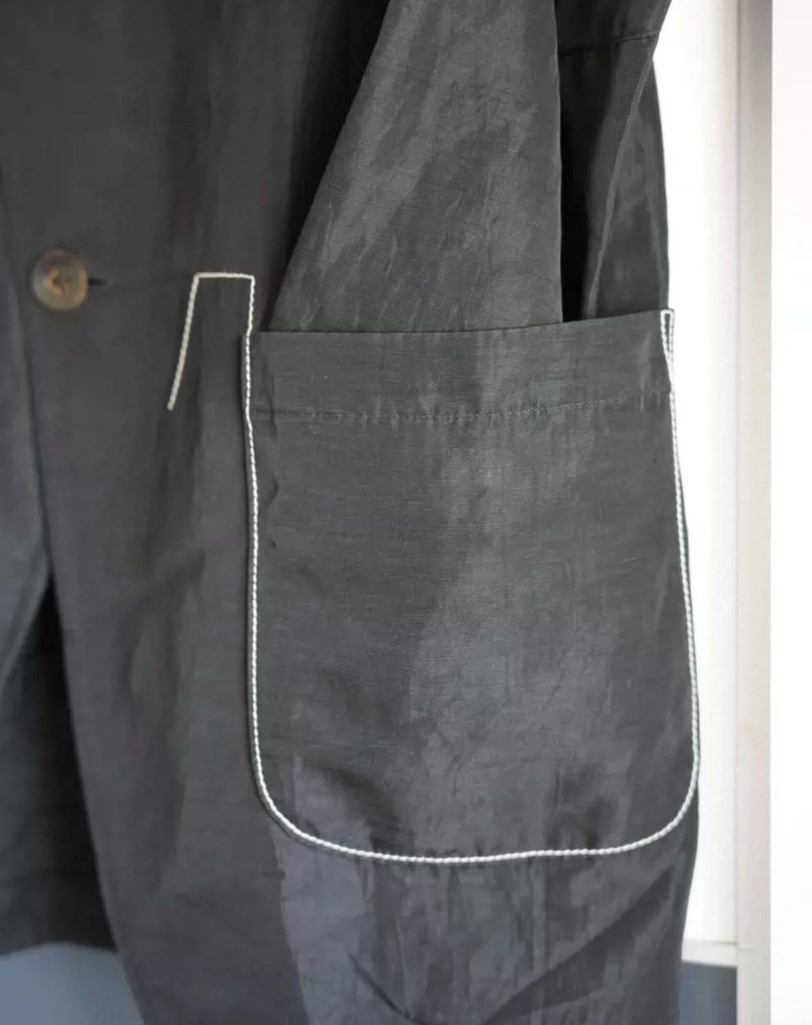 Yohji Yamamoto Yohji Yamamoto 05ss turtle shell open thread long suit Size US L / EU 52-54 / 3 - 4 Thumbnail