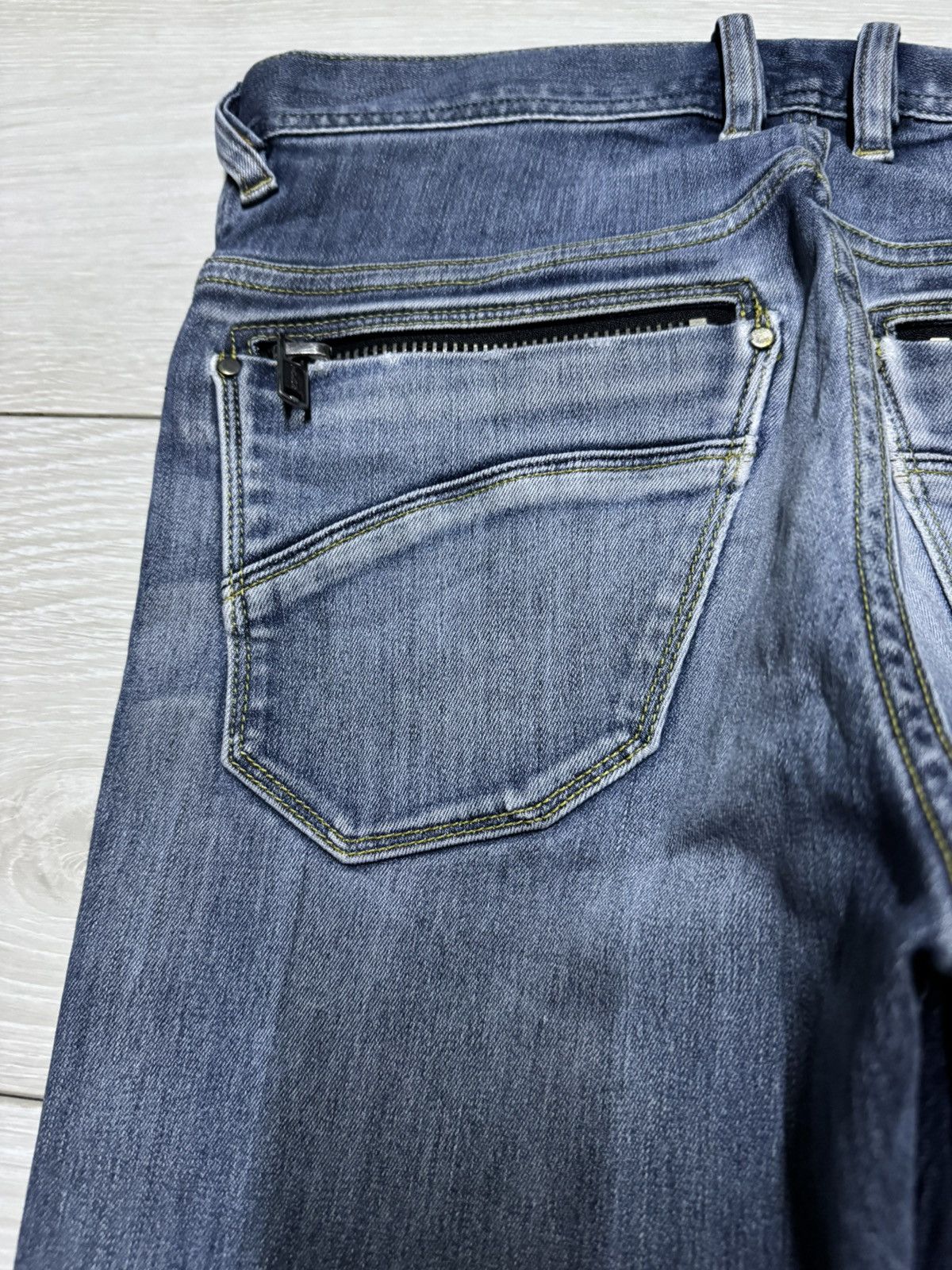 Japanese Brand Vintage Back Number Talon Zip Slim Fit Skinny Jeans Size US 28 / EU 44 - 7 Thumbnail