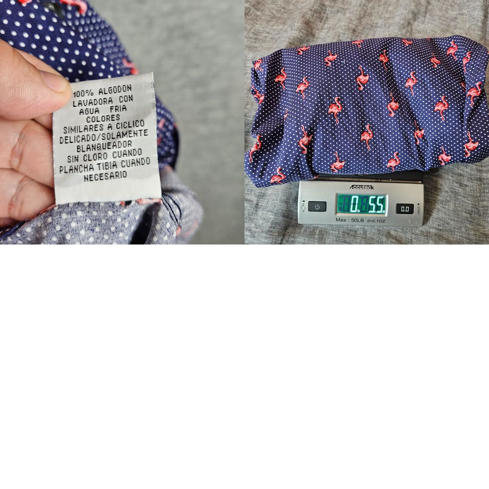 CO Molokai Surf Co Flamingo Shirt XL Blue Short Sleeve Button Up Tropical Print Shirt Men Regular Fit Size US XL / EU 56 / 4 - 8 Thumbnail