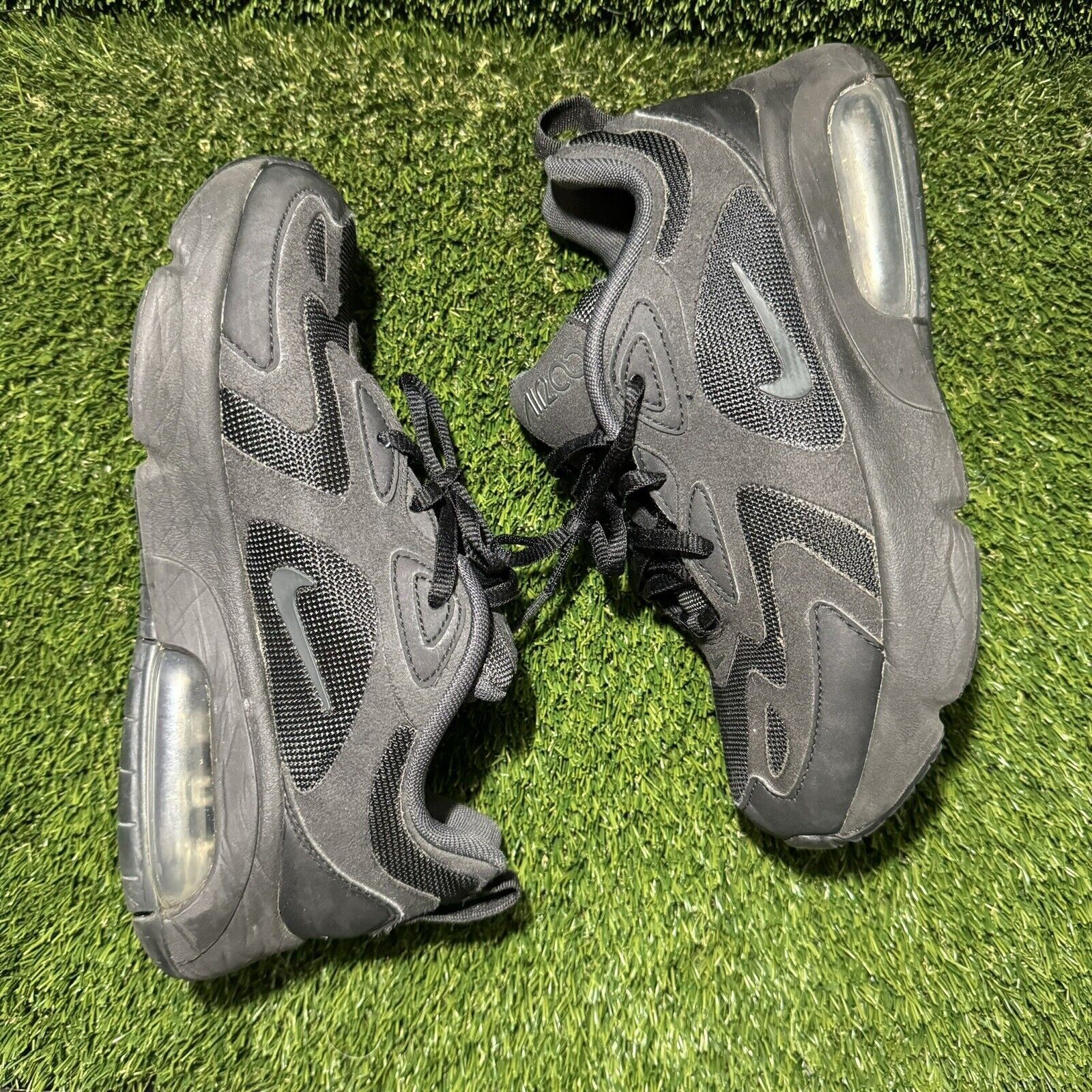 Nike Size 4 - Nike Air Max 200 Low Black - AT5627-001 Size US 4 / IT 34 - 4 Thumbnail