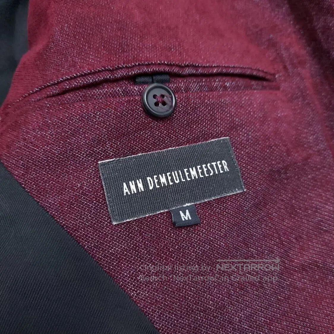 Ann Demeulemeester Ann Demeulemeester Bordeaux Coat. Size US M / EU 48-50 / 2 - 5 Thumbnail