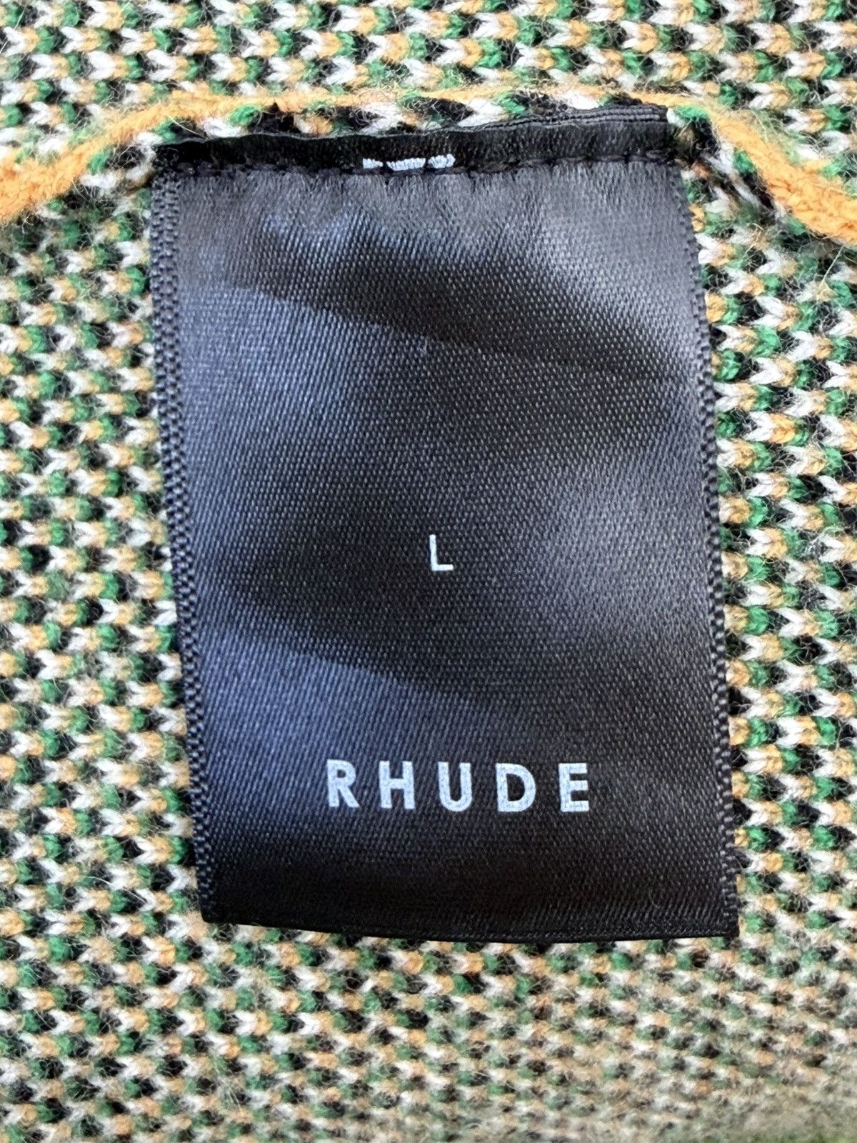 Rhude Rhude Ayrton Knit Logo Sweater Size US L / EU 52-54 / 3 - 4 Thumbnail