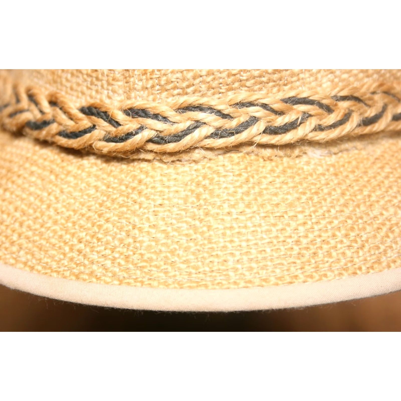 Vintage Vintage Dobbs Bucket Hat Men Tan Straw Twine Band 7 1/8 6 7/8-7 Tweed Dobb Fifth Avenue Pace-Setter Collection Size ONE SIZE - 7 Thumbnail