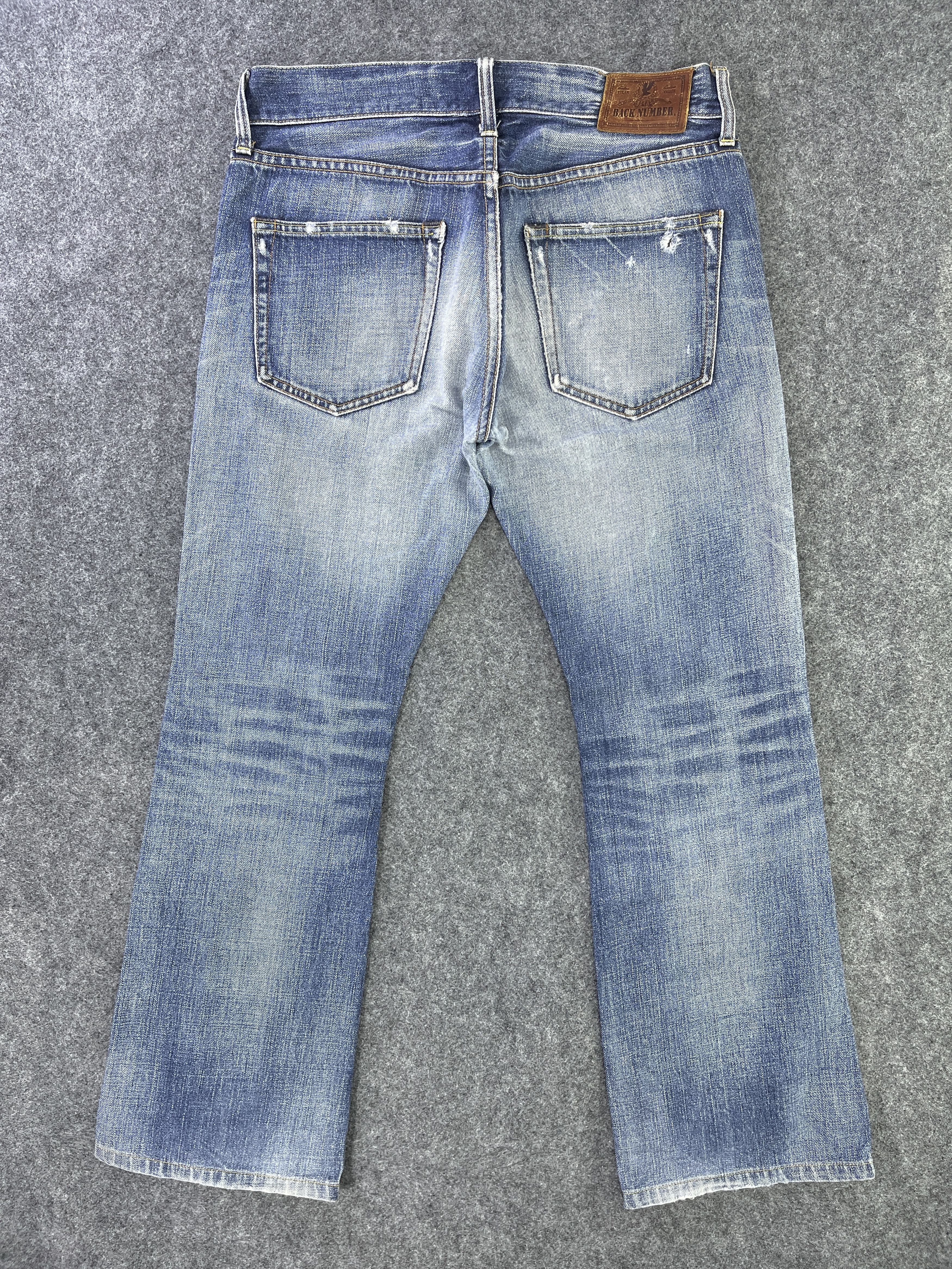 Vintage Vintage Back Number Jeans Distressed Denim - J936 Size US 32 / EU 48 - 2 Thumbnail