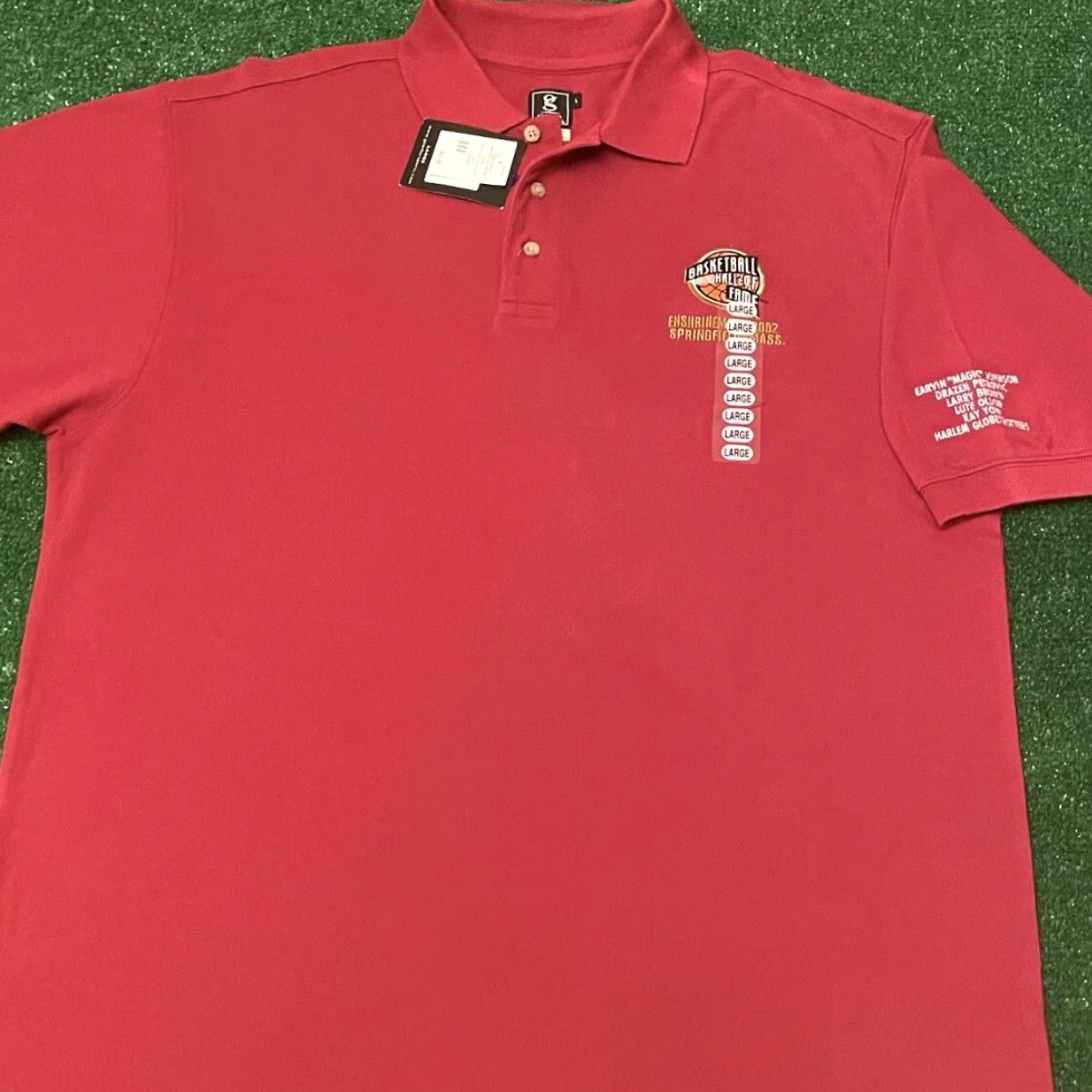 NBA VINTAGE NBA Basketball Hall Of Fame 2002 Polo Collared Shirt Mens Size L NWT Size US L / EU 52-54 / 3 - 3 Thumbnail