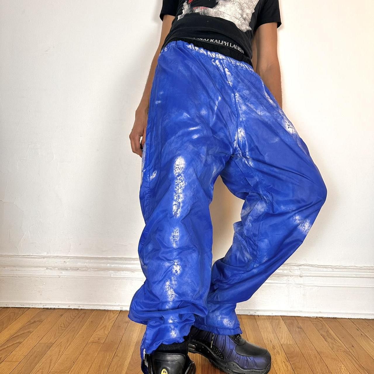 Russell Athletic ASTROBOI* 'Cloudy Sky' Blue Nylon Sweatpants - XL Size US 34 / EU 50 - 1 Thumbnail