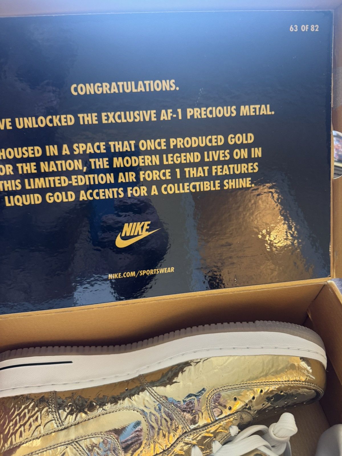 Nike Nike Air Force 1 Precious Metal (men’s size 11) New Size US 11 / EU 44 - 9 Thumbnail