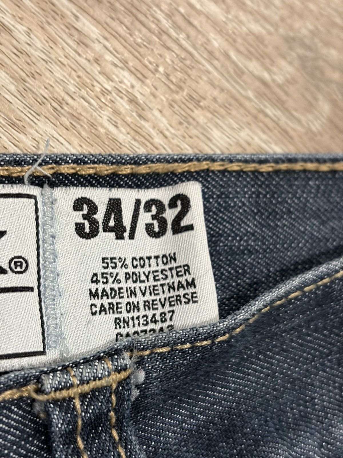 Avirex Avirex Embroidered Pocket Relaxed Fit Jeans Wide Leg Y2K Size US 34 / EU 50 - 8 Thumbnail