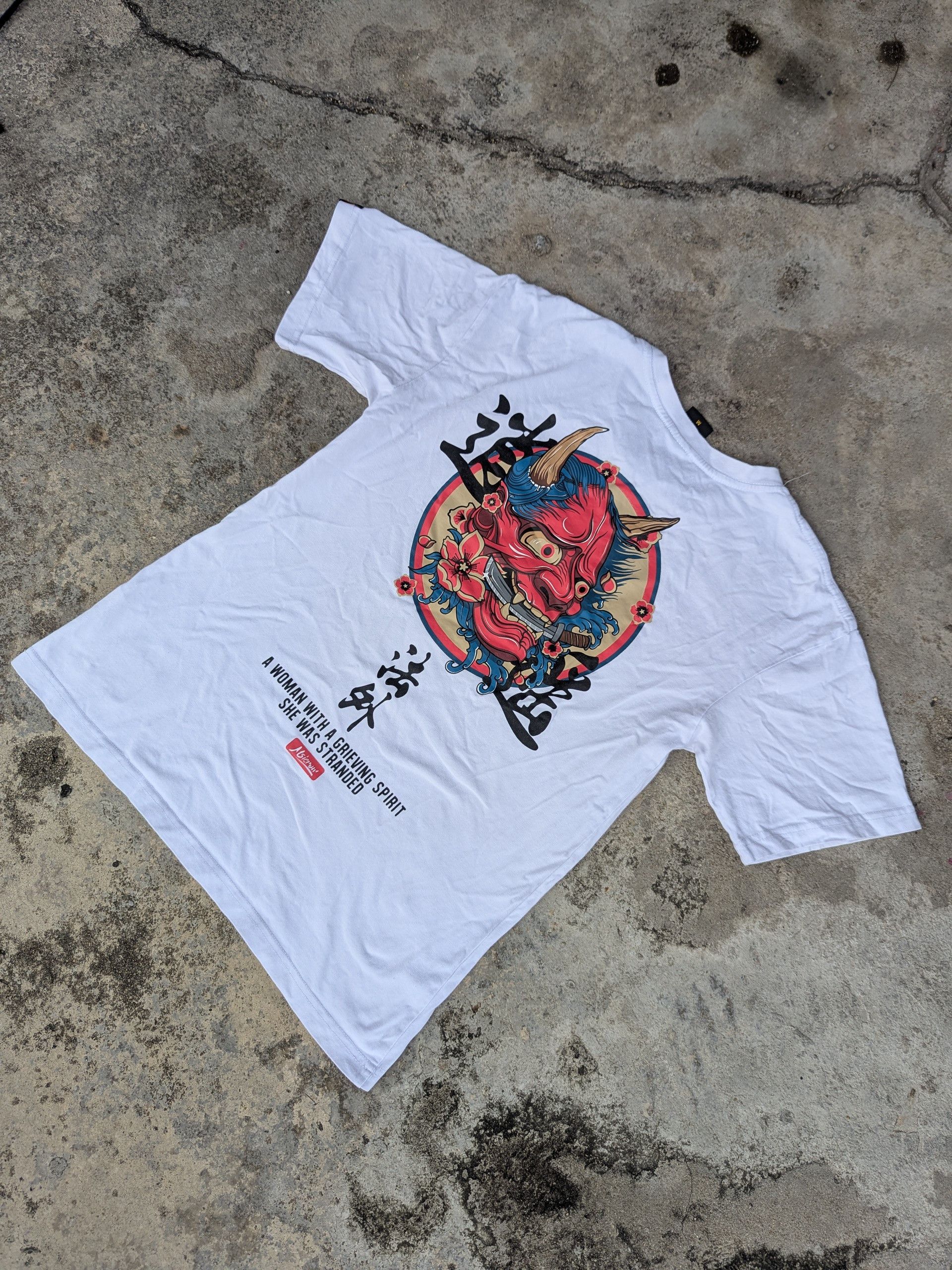 Japanese Brand × Vintage Vintage Msicrow Sukajan T Shirt Japanese Motif Size US S / EU 44-46 / 1 - 2 Thumbnail