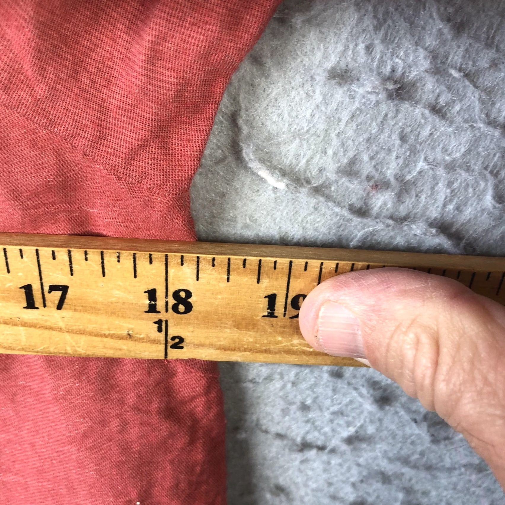Vintage Et'Lois Blouse Shirt Womens XS Red Rayon Nylon Scoop Neck 3/4 Sleeve Tunic High-Low Hem Casual USA Size XS / US 0-2 / IT 36-38 - 3 Thumbnail