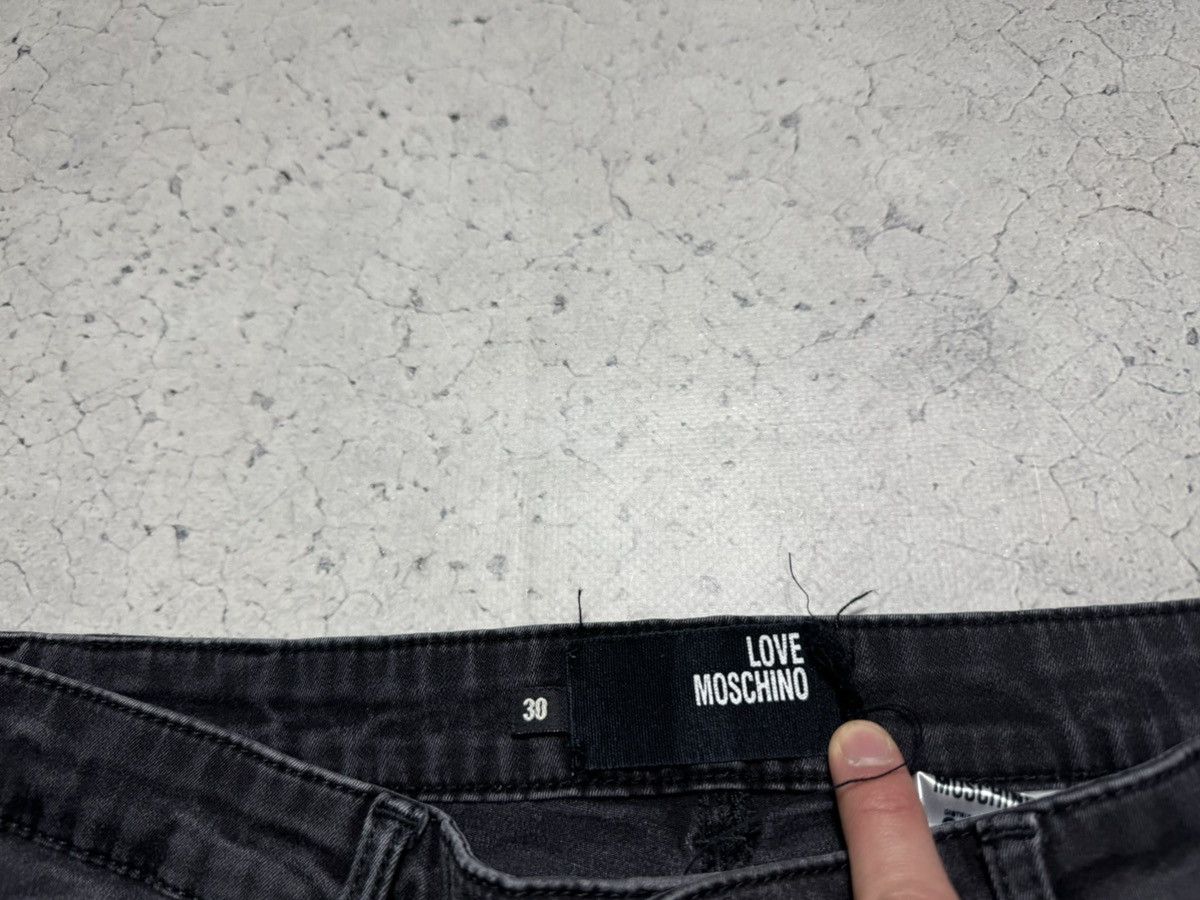 Moschino Love Moschino Luxury Denim Jeans Big Logo Size US 30 / EU 46 - 5 Thumbnail