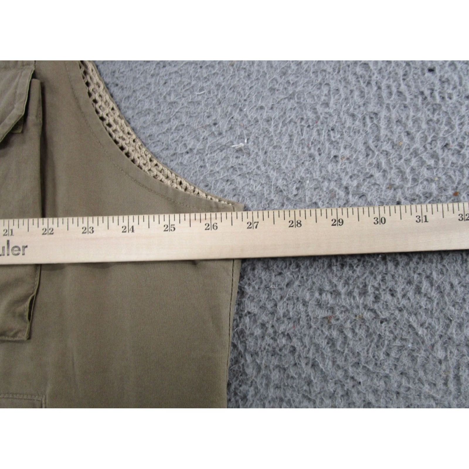 Vintage Cabela's Safari Vest Men XL Khaki Cargo Pockets Vented Fishing Hunting Gorpcore Size US XL / EU 56 / 4 - 7 Thumbnail