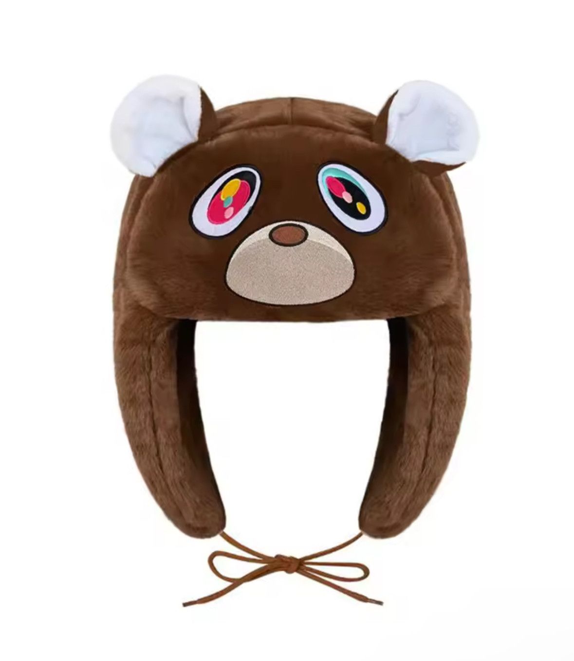 Japanese Brand Vintage Anime Kanye Bear Ushanka Autumn Winter Warm Hat Size ONE SIZE - 1 Thumbnail