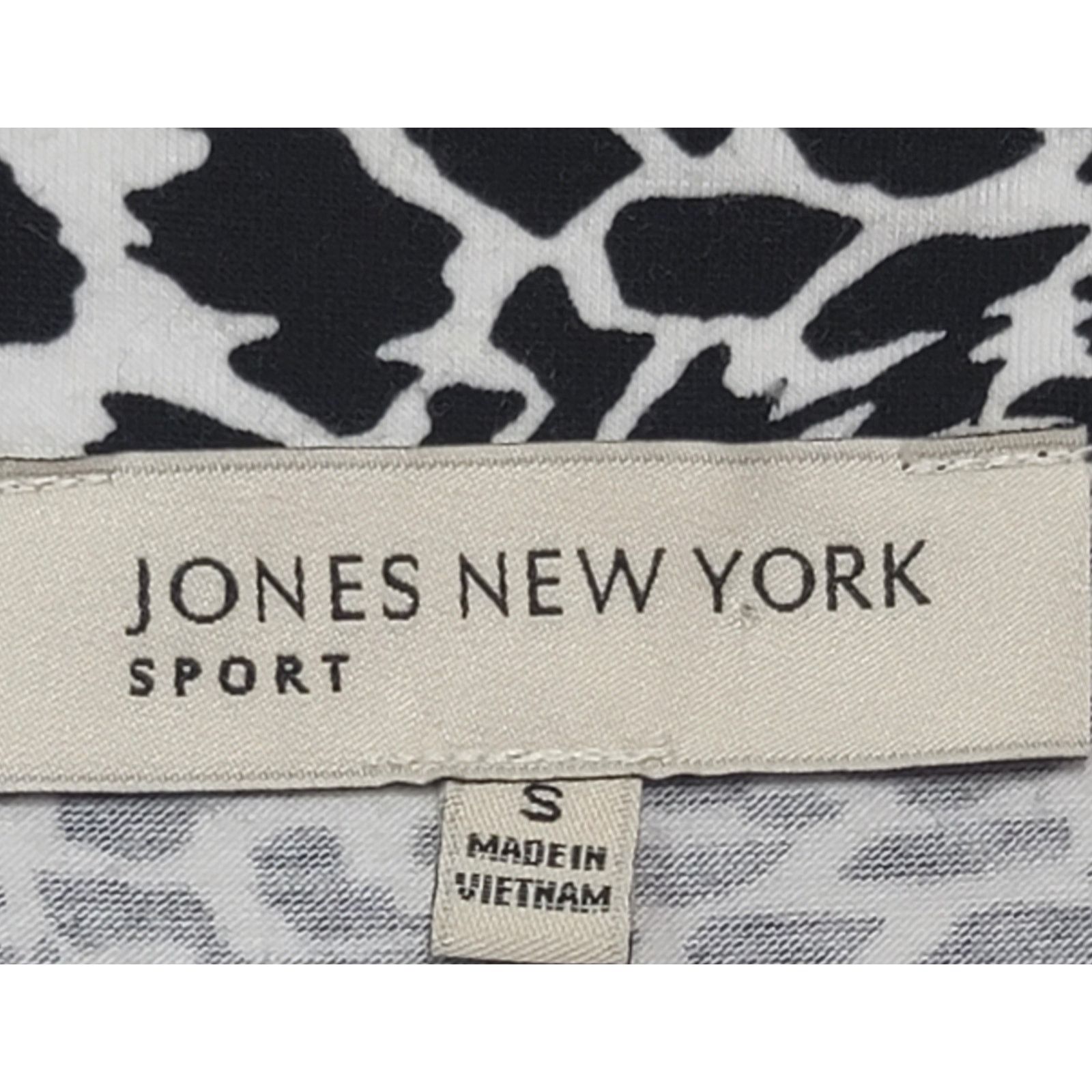 Jones New York Jones New York Black White Animal Print Mini Dress Small Size S / US 4 / IT 40 - 3 Thumbnail