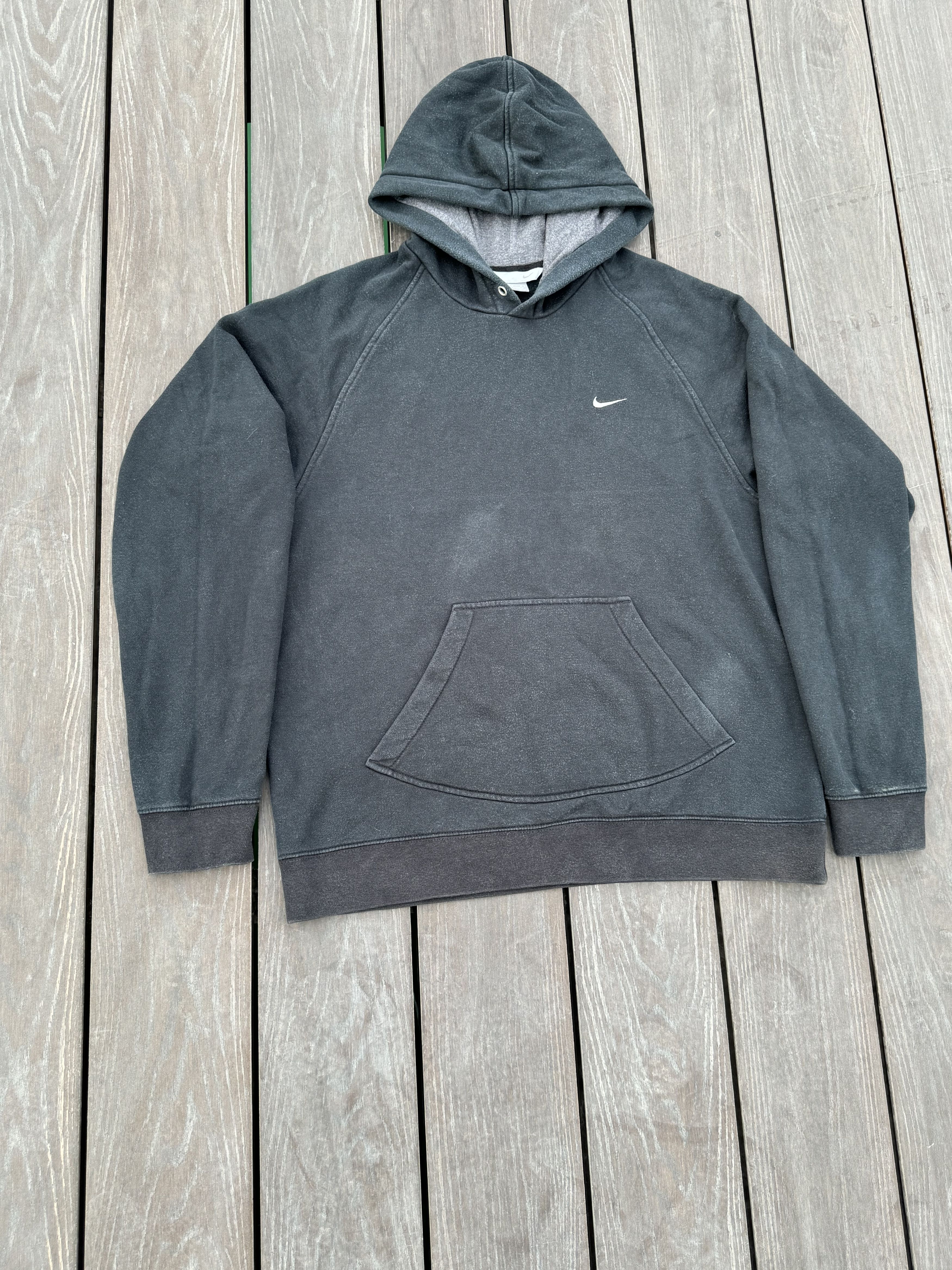 Nike VTG 2000’s Nike Check Swoosh Hoodie Sweatshirt Size US M / EU 48-50 / 2 - 3 Thumbnail