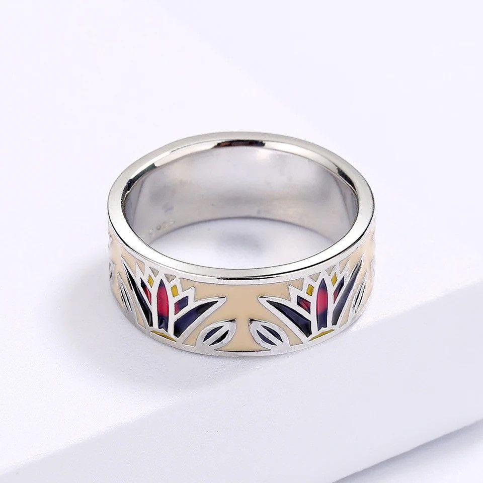 Jewelry × Vintage Classic Grass Shape Ring Size ONE SIZE - 3 Thumbnail