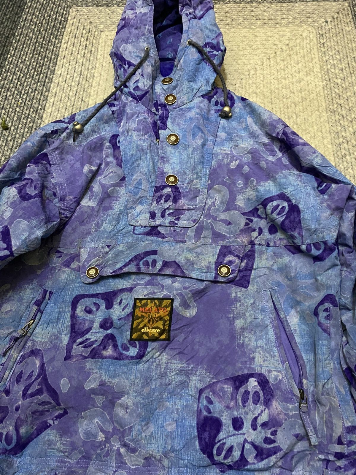 Ellesse × Goldwin LIMITEDE ELLESE MELATO BATIK PRINT ANORAK SKI JACKET Size US S / EU 44-46 / 1 - 8 Thumbnail